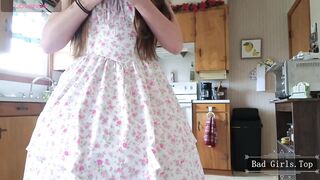 Very petite chubby busty webcam teen home video