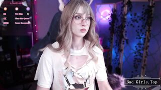 Very petite skinny blonde small tits stocking anime teen