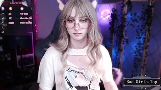 Very petite skinny blonde small tits stocking anime teen