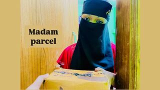 Parcel delivery man fuck me when my husband not at home