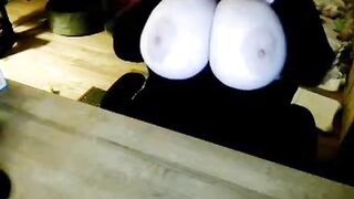 BBW with Big Tits on Webcam