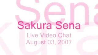 Sakura Sena Webcam Masturbation