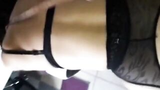 French Mature Couple's Quick Doggy Style