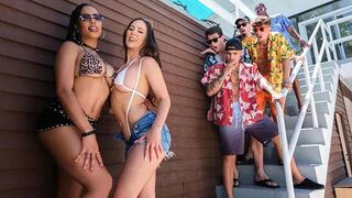 BrazzersExxtra - Cherie Deville, Kira Noir - Bro Code - Contract Stars