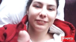Shy Amateur Gets A Facial