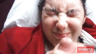 Shy Amateur Gets A Facial