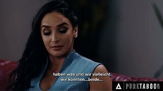 PURE TABOO Stepmom Sheena Ryder Surrenders To Stepsons DP Threesome Request - GERMAN SUBTITLES