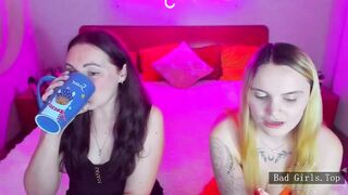 Two very hot big booty long hair webcam lesbian babes