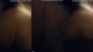 Big Titted Wife Sucking Her First BBC Dick