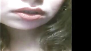 Curvy Arab Woman with Big Natural Breasts at Home
