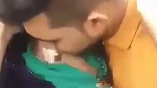 BANGLADESHI BOYFRIEND BREASTFEEDING IN PARK।
