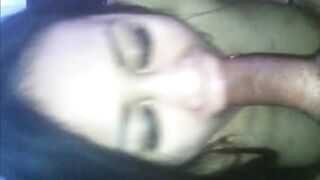 Filipina Amateur Sucks and Swallows Big Cock