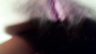 Hairy mature girl on webcam for her husband