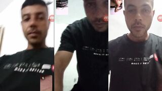 فلسطيني محمد عبد القادر من رام الله يشلخ علا كاميرا مع صديقته