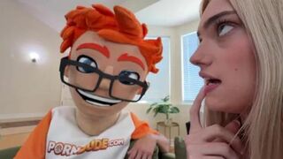 PornDudeCasting - Gracey Snow - Cures Her Cravings with Porn Dude