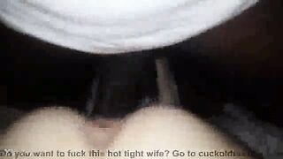 hotwife barebacks bbc bull removes condom in front of hubby