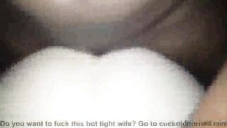 hotwife barebacks bbc bull removes condom in front of hubby