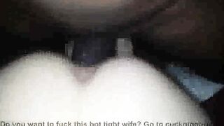 hotwife barebacks bbc bull removes condom in front of hubby