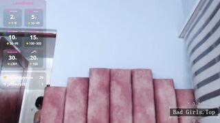BBW latina huge tits babe web closeup milking show