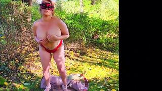 Big-Titted Leather-Clad MILF Shows Off Her Assets
