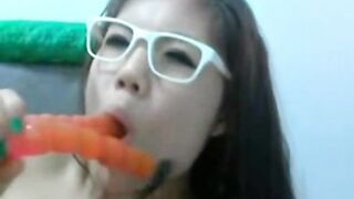 Extreme Anal Dildo Webcam Show