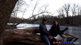 Outdoor Sex with my 18yo Amateur Girlfriend