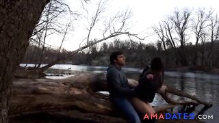 Outdoor Sex with my 18yo Amateur Girlfriend