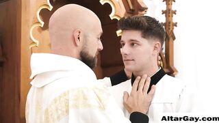 Priest Gives Altar Boy Hardcore Lesson