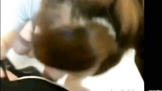 Obedient Singaporean Girl Gives a Blowjob