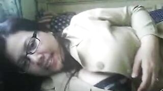 Indonesian MILF Plays with Her Big Boobs on Webcam