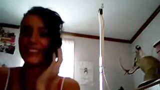 College Girl Uses Vibrator On Webcam For Her BF