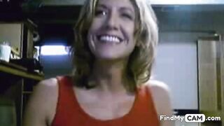 Busty MILF Bares All on Webcam