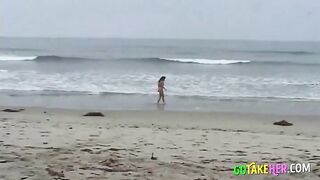 Gorgeous Couple's Beach Adventure