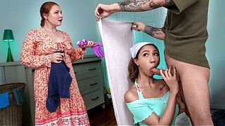Stepbrother turns bullying into pounding asian stepsister