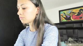 Skinny small tits webcam solo petite piercing teen