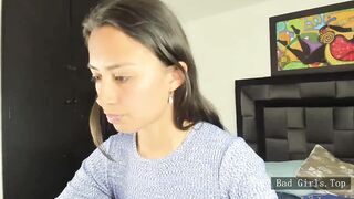 Skinny pretty small tits and hot big ass latina teen