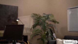 Helping my horny secretary on her masturbating