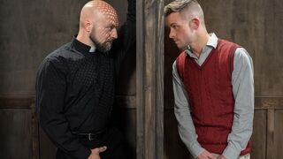 Confession to a priest turns into anal sex