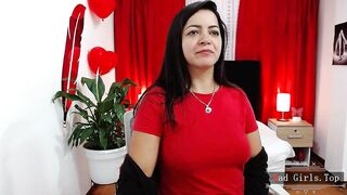 Pretty hot web latina milf with sweety natural big boobs