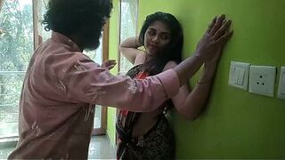 Desi Bhabhi Blouse less Saree Romance with Devar – Hot Boobs Sucking
