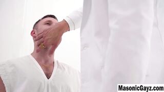 New masonic member anal fucked by rich Master