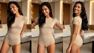 Stunning Trans Model Shows Off Curves at Home