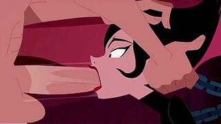 Samurai jack ashi’s blowjob
