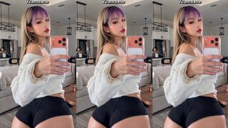 TsLilac Ass Tease On Cam