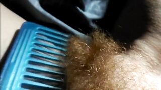 Hairy Amateur Redhead Pussy Masturbation
