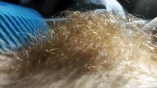 Hairy Amateur Redhead Pussy Masturbation