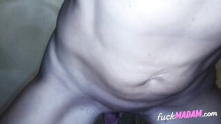 Horny Tattooed MILF With Big Tits Has Orgasm