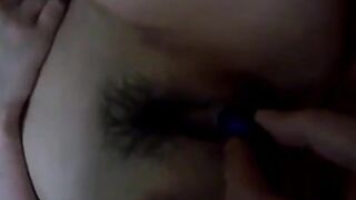 Korean Ex-Girlfriend's Pussy on Phone Cam