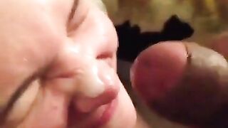 Amateur Blowjob Facial Compilation with Cute Girlfriends