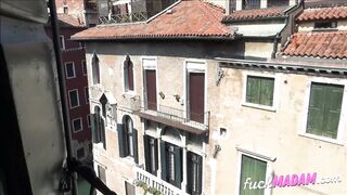 Amateur Blonde Babe's Rough Sex in Venice